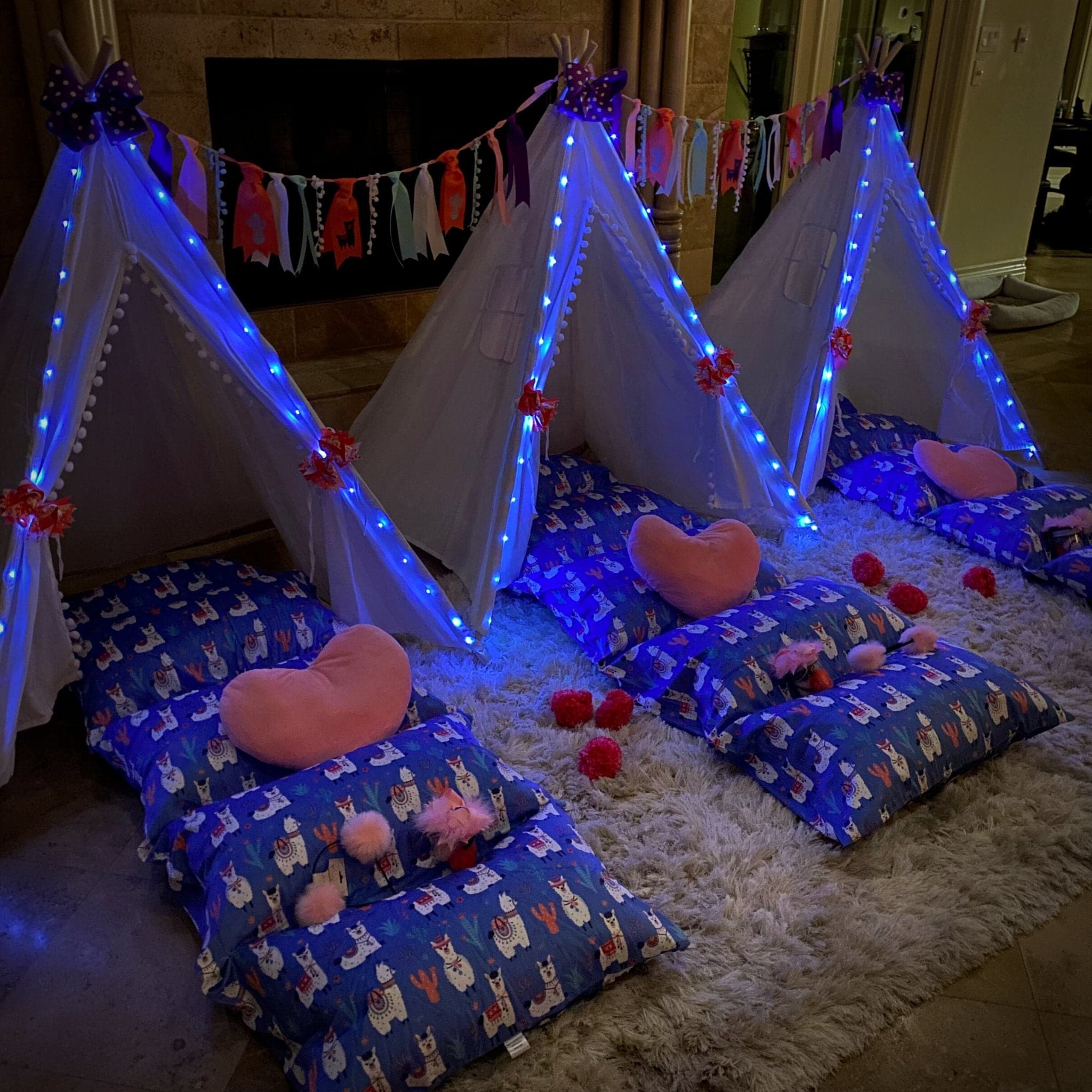 Llama Party, Llama Glamping Paty Set, Llama Teepee Tent Party